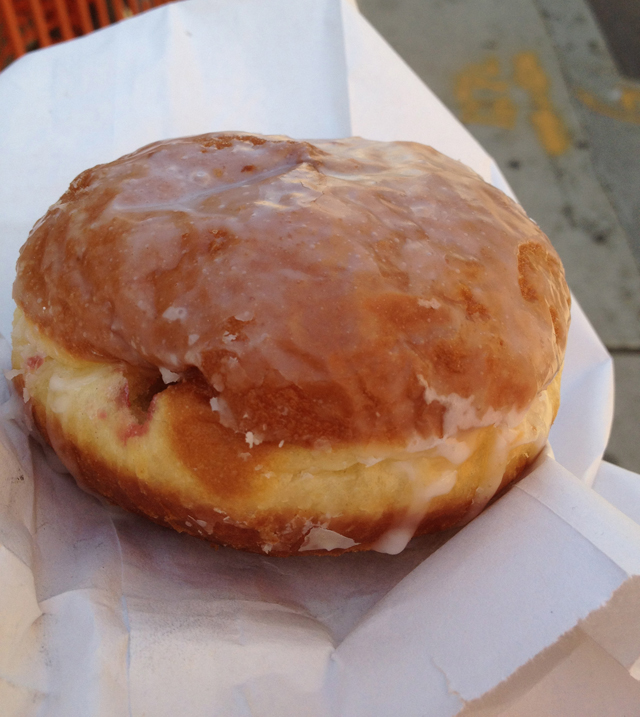 A european style jelly donut