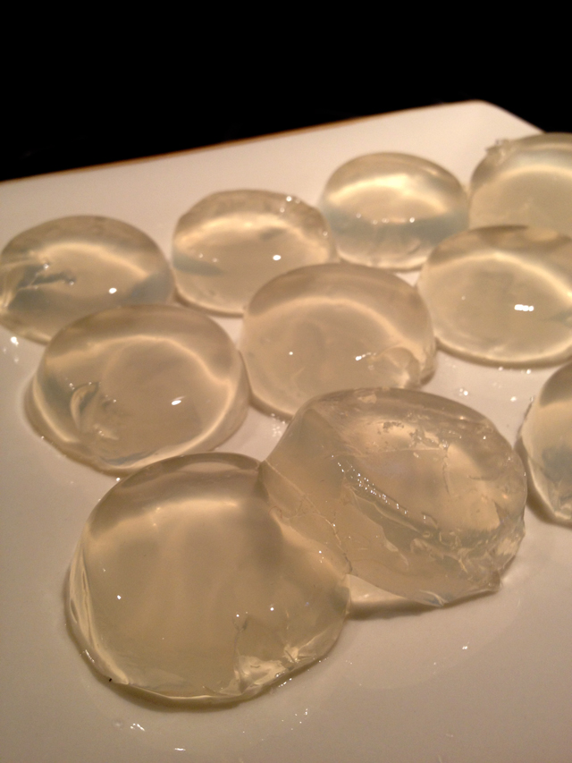 Gin Gimlet jello shots