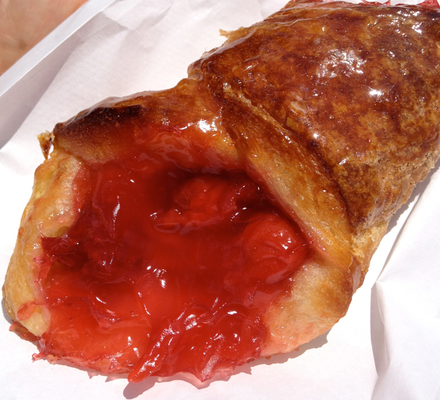 Cherry strudel from a brooklyn bakery