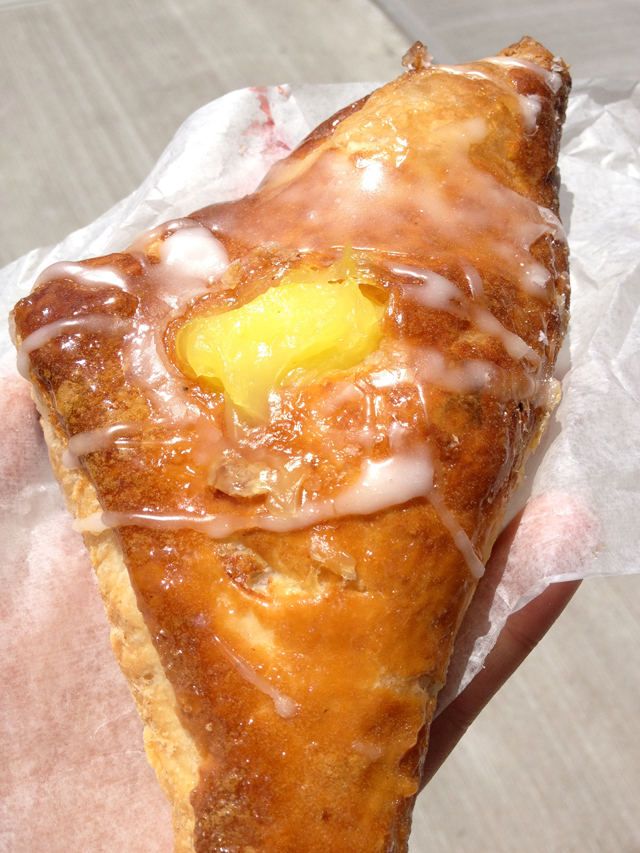 Lemon turnover from Royal Crown Pastry, brooklyn