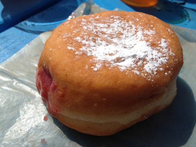 Do or Dine Foie Gras filled donut at the GoogaMooga festival