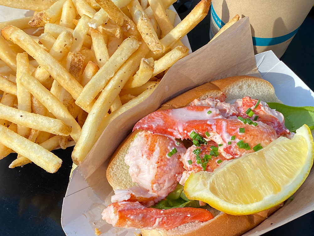 The lobster roll from the Knack in Orleans