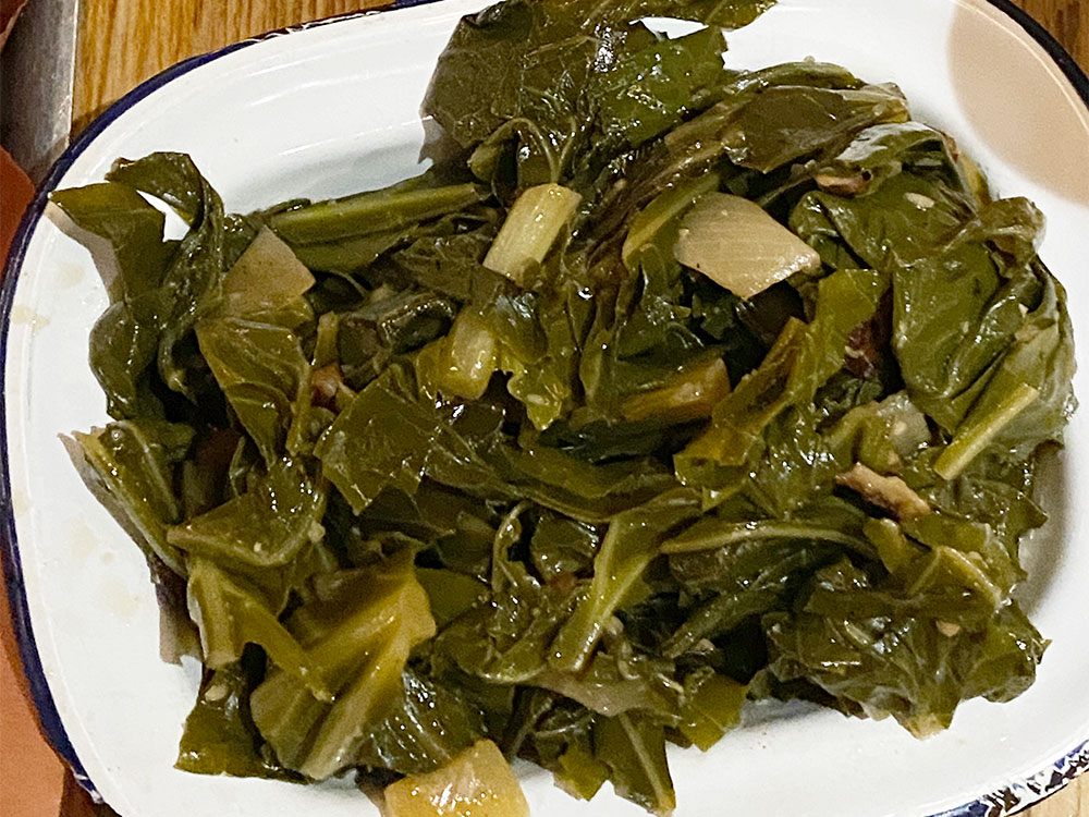 collard greens from hill country