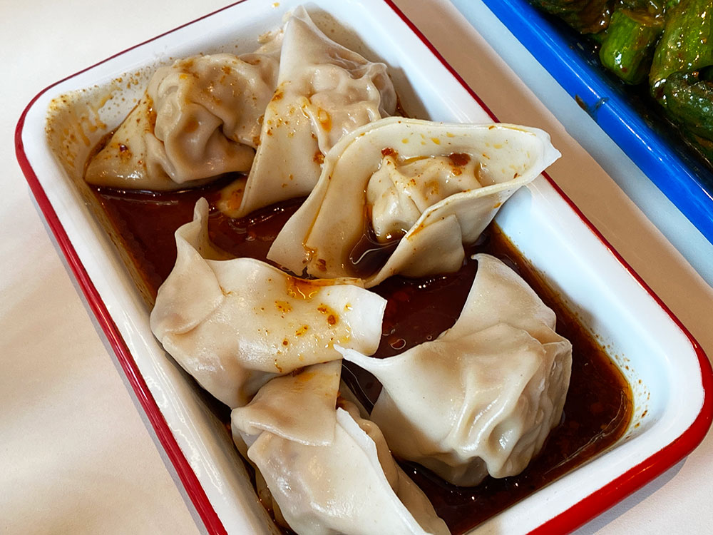 Pork dumplings, an extra side dish from Milu