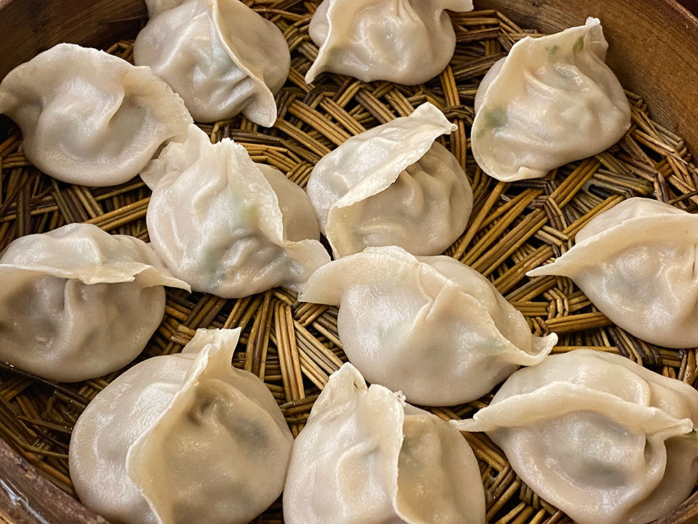 steamed dumplings from Qing Xiang Yuan