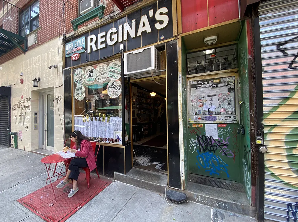 Regina's Grocery on Orchard Street in Manhattan serves up deli sandwiches